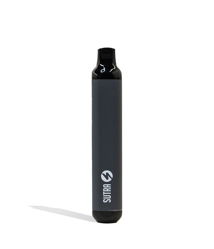 Gunmetal Sutra Vape SILO Auto Draw 510 Thread Battery Front View on White Background