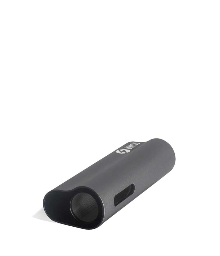 Gunmetal top view Sutra Vape Auto 510 Thread Battery on white background