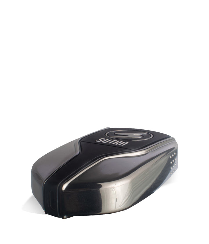 Gunmetal bottom  view Sutra Vape Squeeze 510 Thread Battery on white background