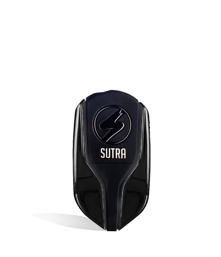 Black front view Sutra Vape Squeeze 510 Thread Battery on white background