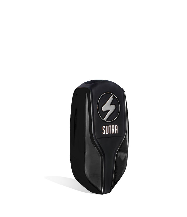 Black side view Sutra Vape Squeeze 510 Thread Battery on white background
