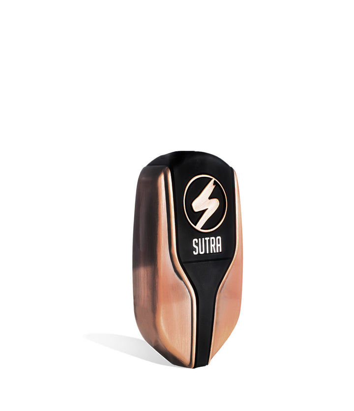Bronze side view Sutra Vape Squeeze 510 Thread Battery on white background